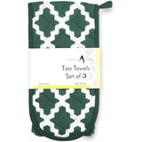 Oven Glove & Tea Towels - Set of 3