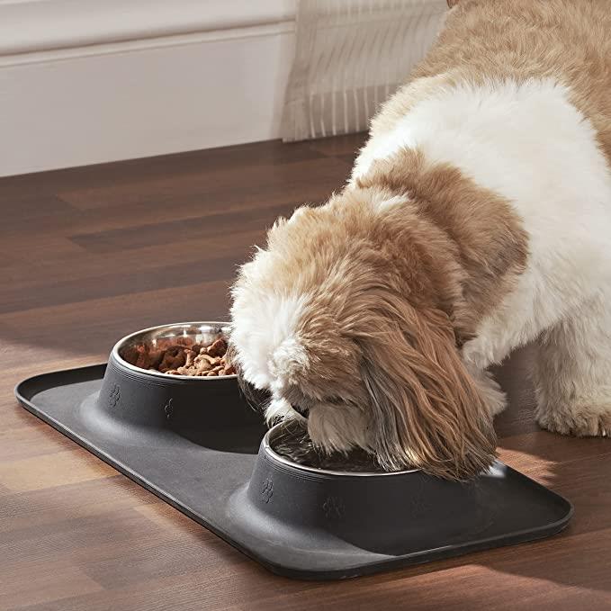 Buy Feeding Mat with 4 Pet Bowls Online