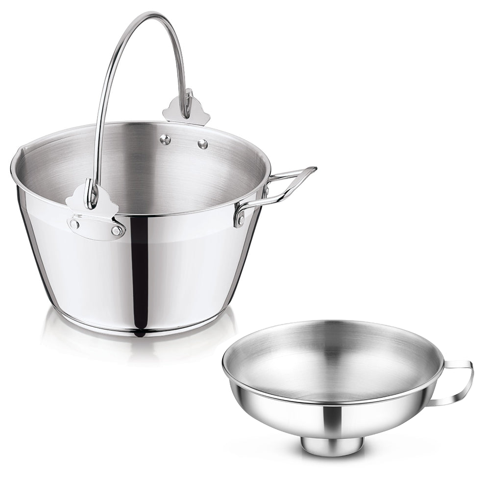 8.5 Ltr Maslin Pan with Jam Funnel