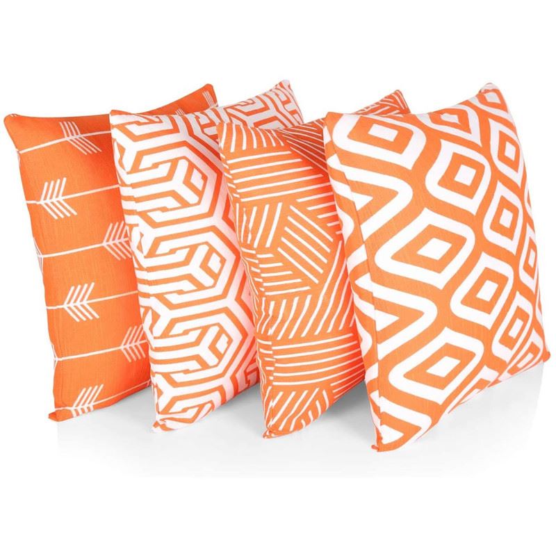 Pack of 4 Unique Printed Double Sided Cushion Covers