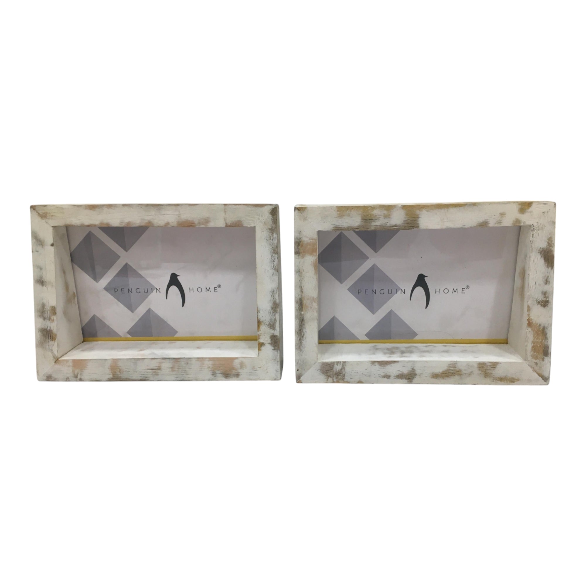 WHITE DISTRESS / Set of 2 - 4