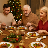 Placemats, Coasters & Napkin Rings Set - Handcrafted Glass Beaded