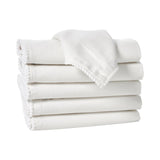 Reusable Cotton Napkin with Four Side Pom Pom Lace design (185 GSM)