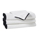 Reusable Cotton Napkin with Four Side Pom Pom Lace design (185 GSM)