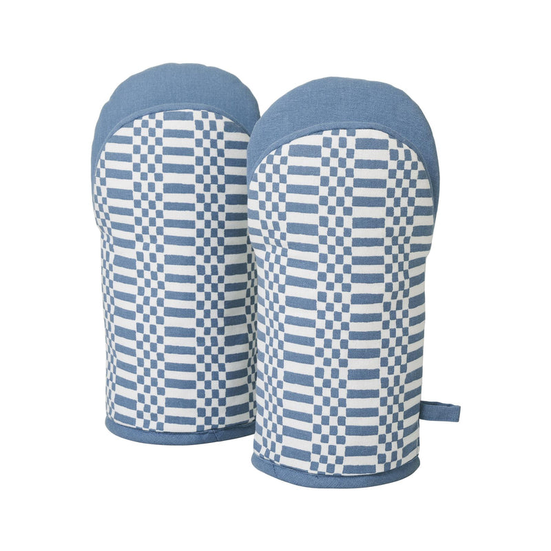 Set of 6 Kitchen Set - Tea Towels, Double Oven Gloves, Oven Gloves & Apron
