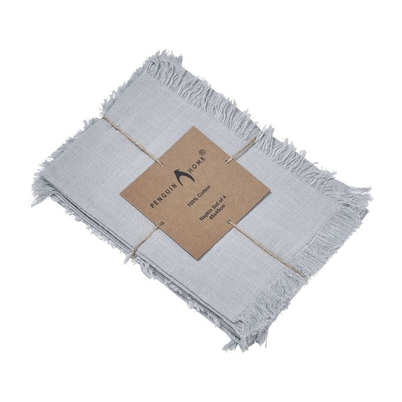 Reusable Cotton Napkin with fringes design