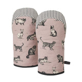 Set of 6 Kitchen Set - Tea Towels, Double Oven Gloves, Oven Gloves & Apron