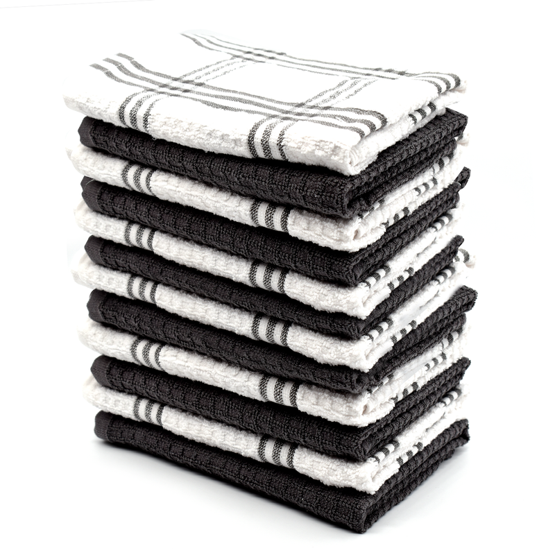 Kitchen Tea Towels & Dish Cloths - Pure Cotton