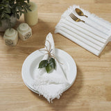 Reusable Cotton Napkin with fringes design