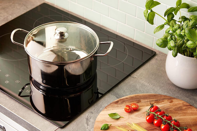 Stainless Steel Stockpot with Glass Lid