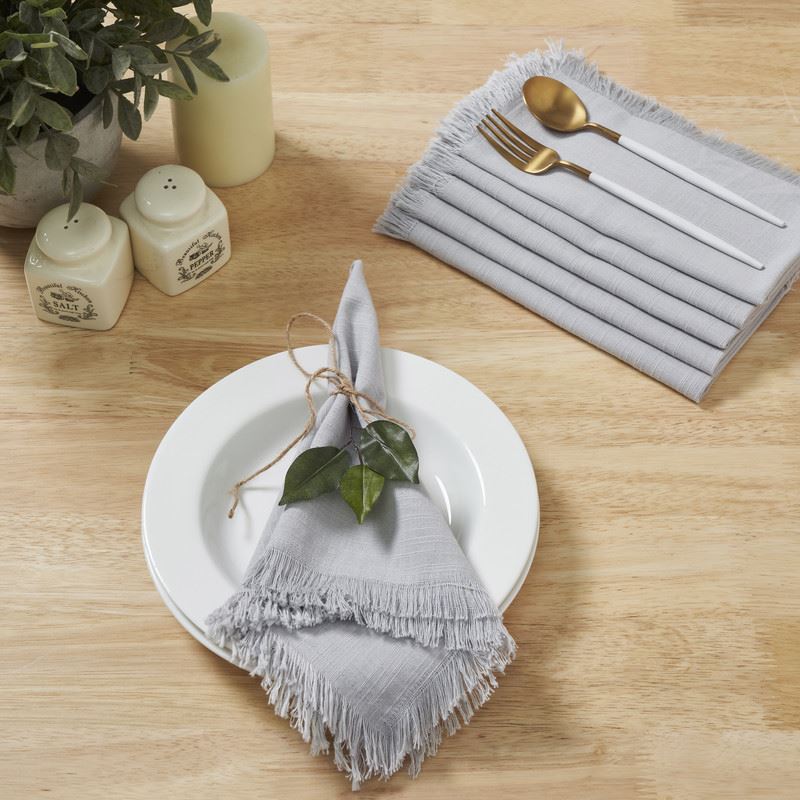 Reusable Cotton Napkin with fringes design