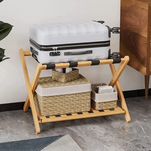 Buy Folding Luggage Rack for Suitcases Online Penguin Home