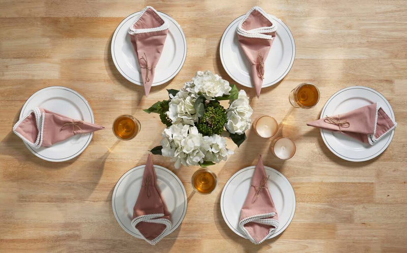 Penguin Home Reusable Cotton Napkin Dusty Pink Set of 6
