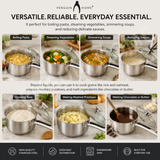 Penguin_Home_Saucepan_Stainless_Steel_Sauce_Pan_with_Glass_Lid_Induction_Safe_Saucepan_Set_with_Double_Pouring_Lips_Dishwasher_Safe_4