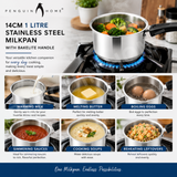 Penguin_Home_Stainless_Steel_Milk_Pan_with_Bakelite_Handle_Saucepan_Small_Milk_Pot_14cm_1_Litre_3