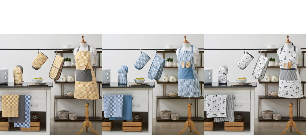 Tea Towels, Double Oven Gloves, Oven Gloves & Apron