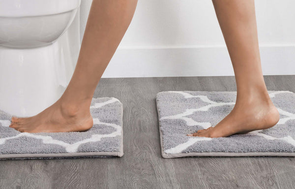 Reversible Bath Mat - Non Slip Microfibre Tufted