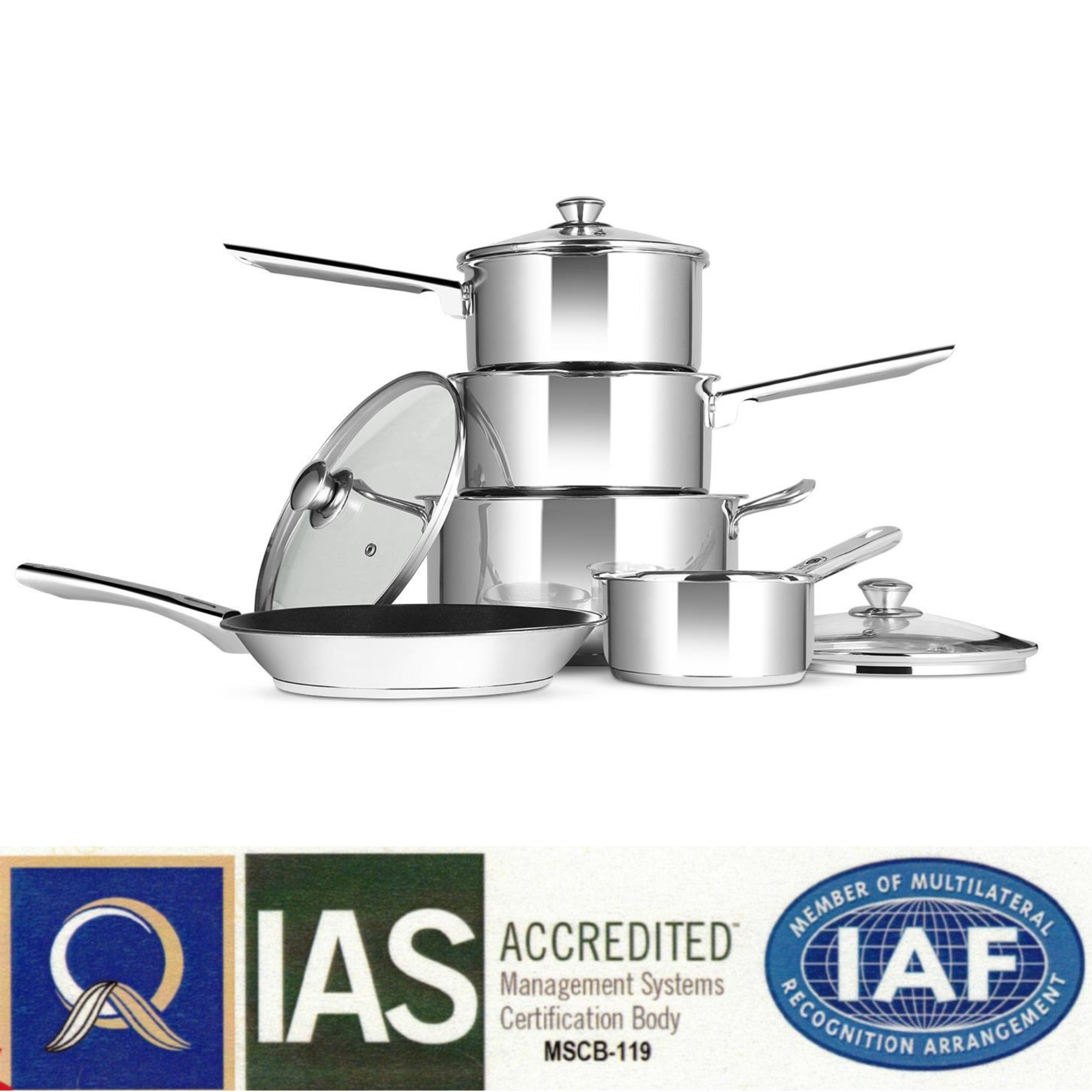 Buy Stainless Steel Cookware Set Induction Safe Online Penguin Home