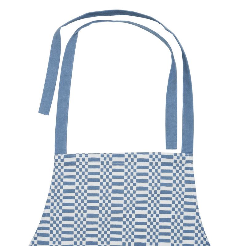 Chef Quality  Apron With  Thokka Print  Plain woven contrast color pocket