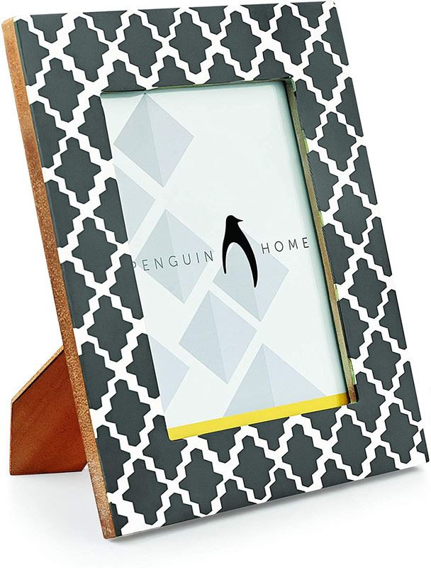 Fotorahmen - Criss-Cross-Design aus Holz