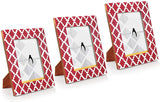 Fotorahmen - Criss-Cross-Design aus Holz