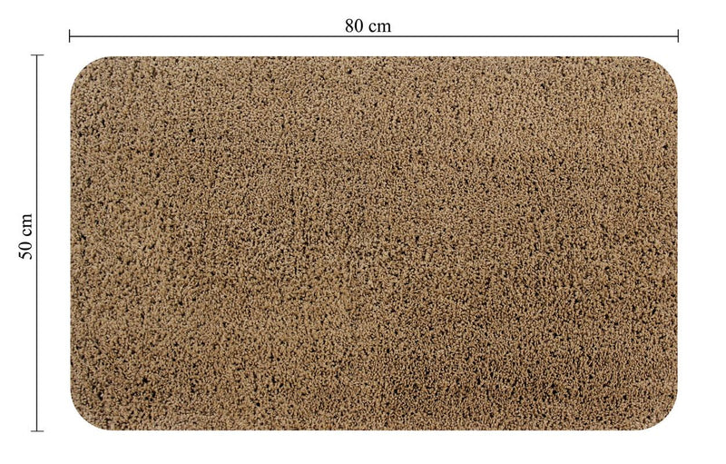 Set of 2 - Non Slip Microfiber Bath Mat - 40x60 cm - 2000 GSM