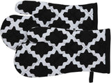 Heat Resistant Oven Mitts Set