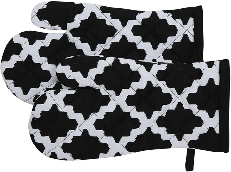 Heat Resistant Oven Mitts Set