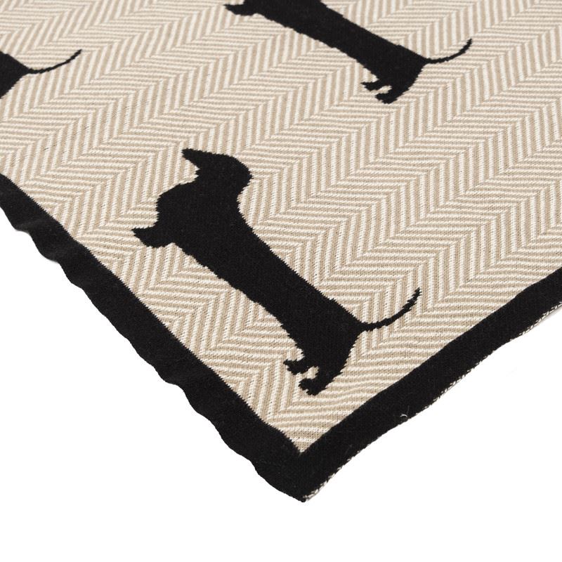 Pet Design Throw Blanket - Pure Cotton Knitted
