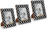 Fotorahmen - Criss-Cross-Design aus Holz