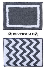 Reversible Bath Mat - Non Slip Microfibre Tufted