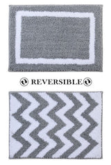 Reversible Bath Mat - Non Slip Microfibre Tufted