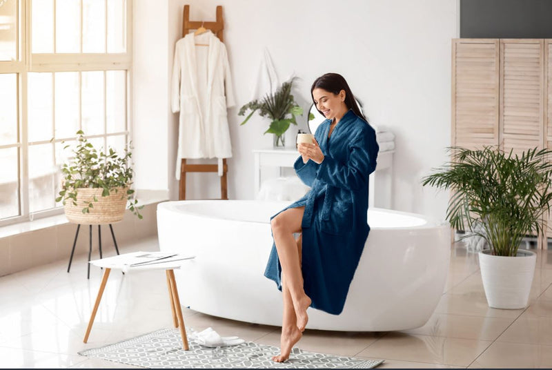 Frottee-Bademantel - Unisex