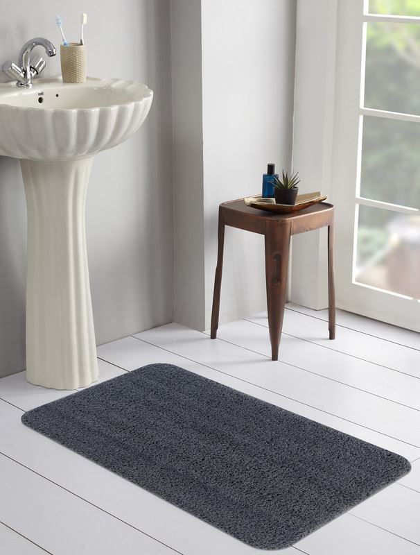 Non Slip Microfibre Fluffy Tufted Bath Mat