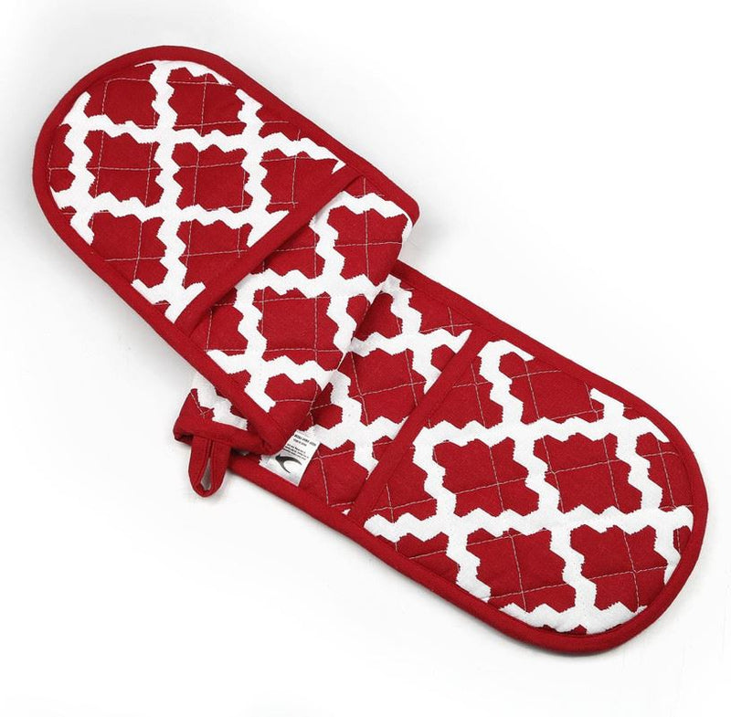 Oven Glove & Kitchen Tea Towels - Set of 3