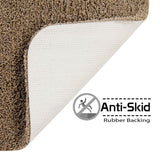 Set of 2 - Non Slip Microfiber Bath Mat - 40x60 cm - 2000 GSM