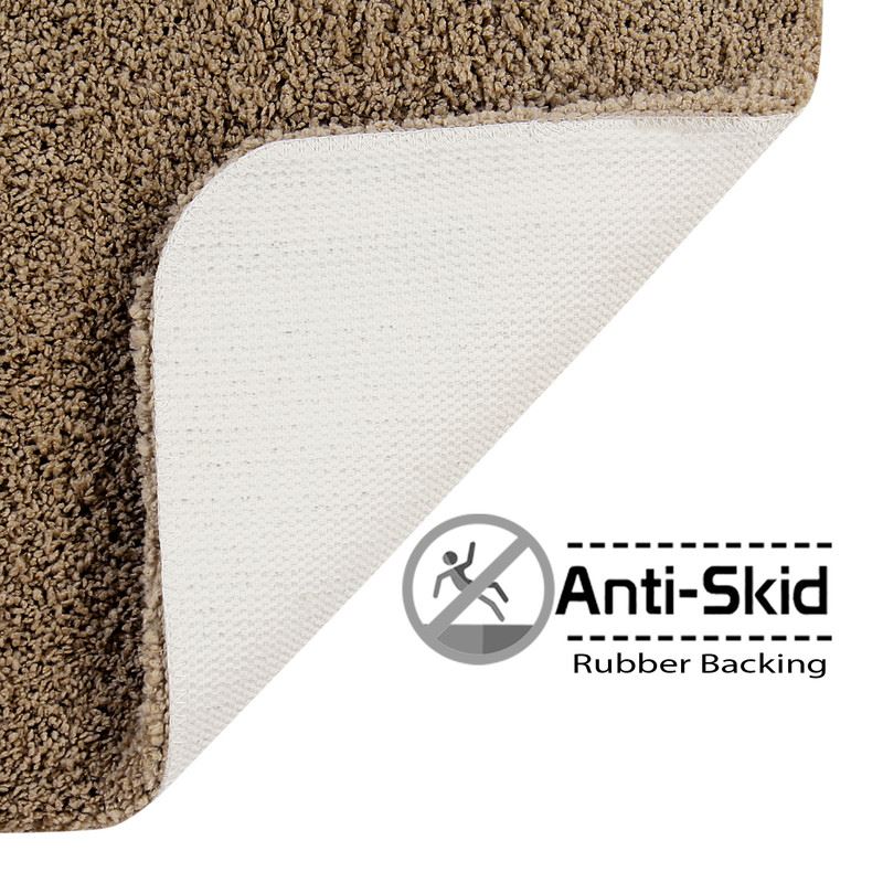 Non Slip Microfibre Fluffy Tufted Bath Mat