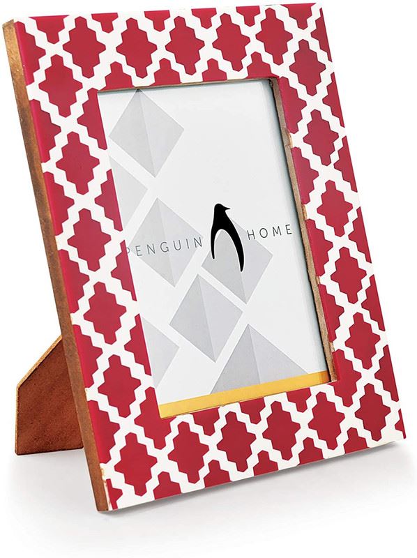 Fotorahmen - Criss-Cross-Design aus Holz