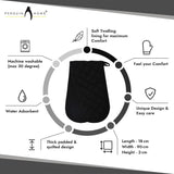 Oven Glove & Kitchen Tea Towels - Set of 3