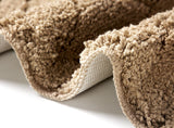 Bath Mats - Set of 2 - Diamond Design - Non Slip Microfibre Plush Soft