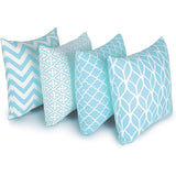 Set of 4 Double Sided Cushion Covers