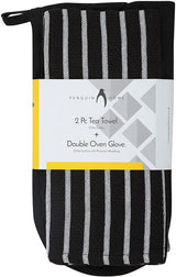 Oven Glove & Kitchen Tea Towels - Set of 3