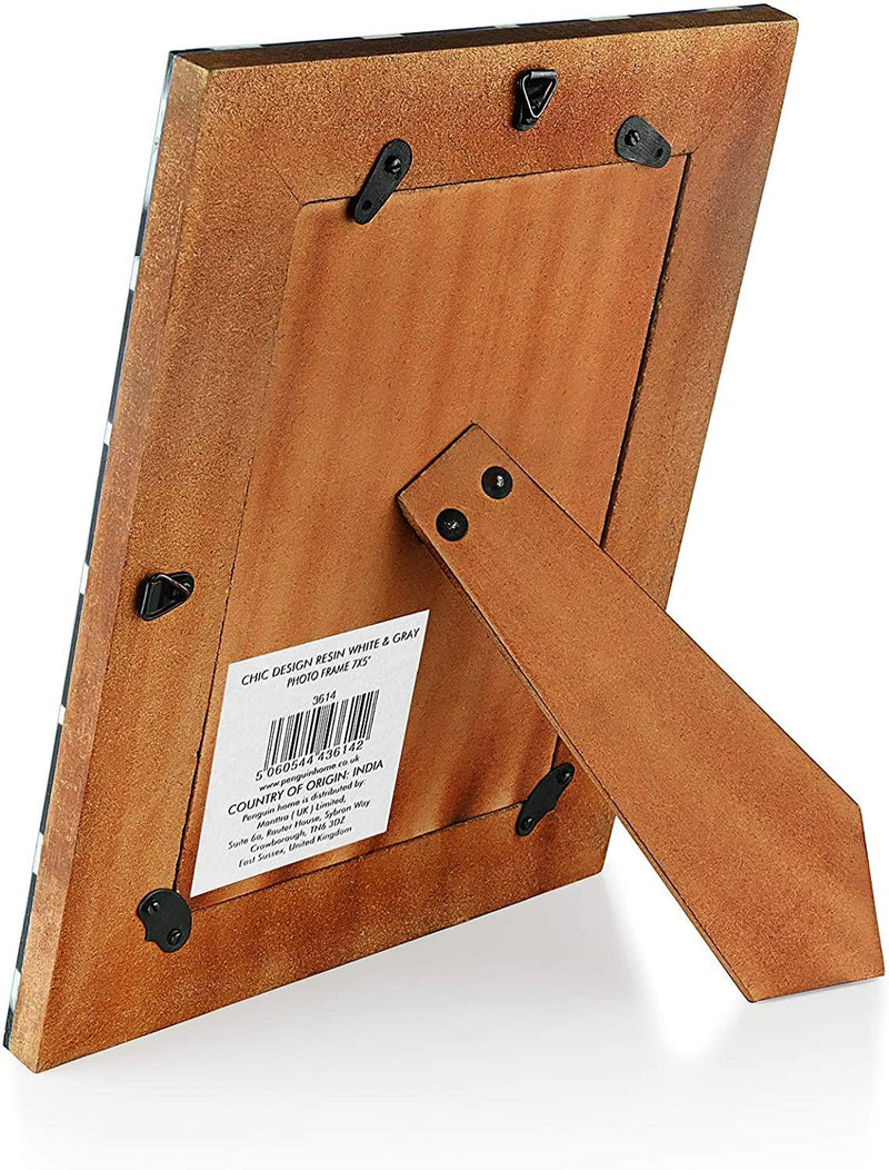 Fotorahmen - Criss-Cross-Design aus Holz