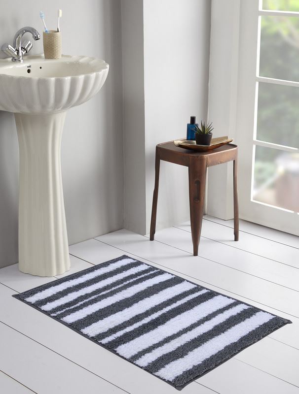 Reversible Bath Mat - Non Slip Microfibre Tufted