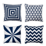 Pack of 4 Tessellated Double Sided Cushion Covers