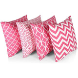 Set of 4 Double Sided Cushion Covers