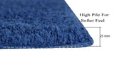 Set of 2 - Non Slip Microfiber Bath Mat - 40x60 cm - 2000 GSM