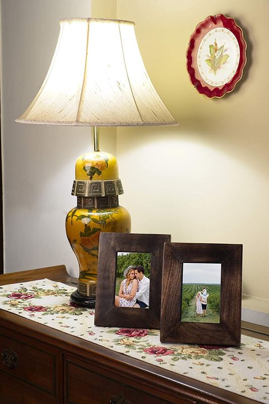 Photo Frame - Burnt Wood Finish