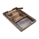 Breakfast Bed Tray - Foldable & Sturdy Mango Wood