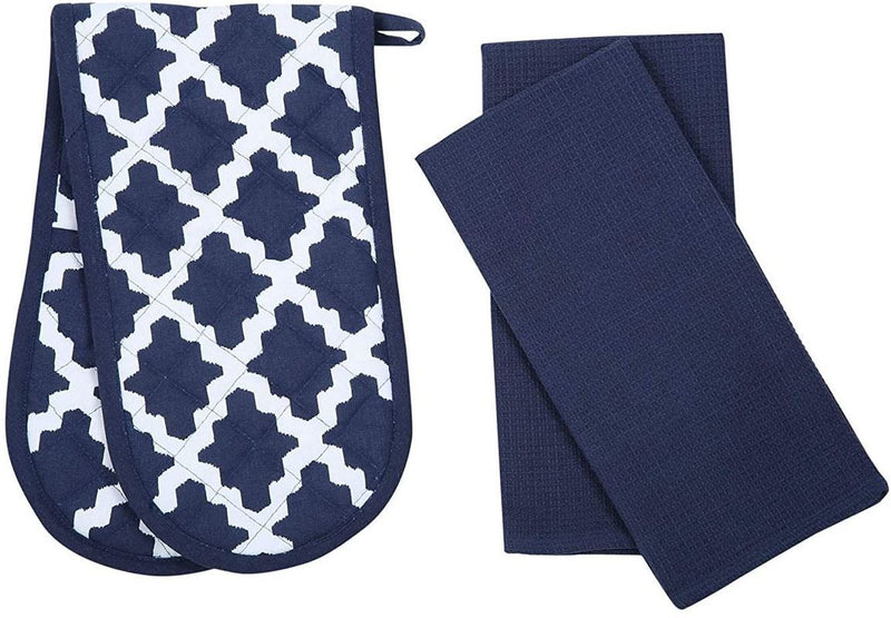 Oven Glove & Tea Towels Set